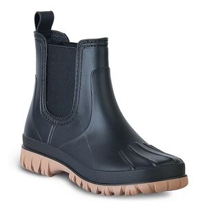 Storm by Cougar Tangent black Chelsea Rain Boot Sz 9